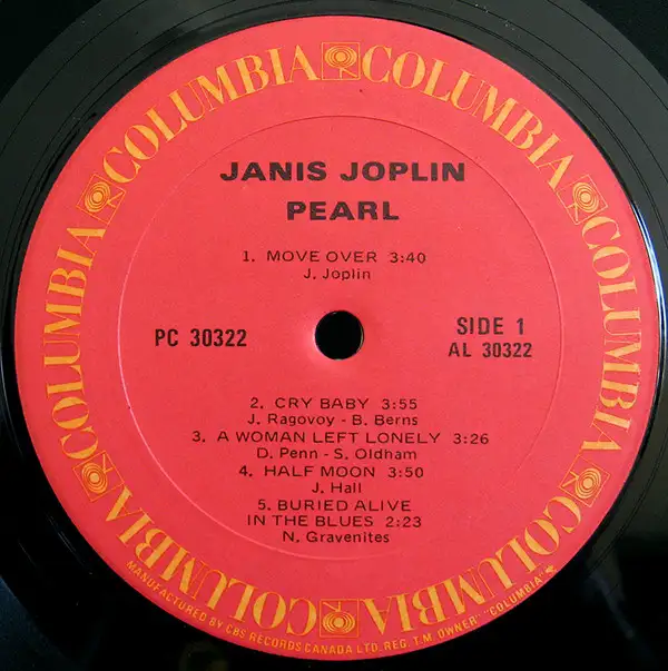 Janis Joplin -- Pearl * VINYLE DISQUE // VINYL RECORd in CDs, DVDs & Blu-ray in City of Montréal - Image 4