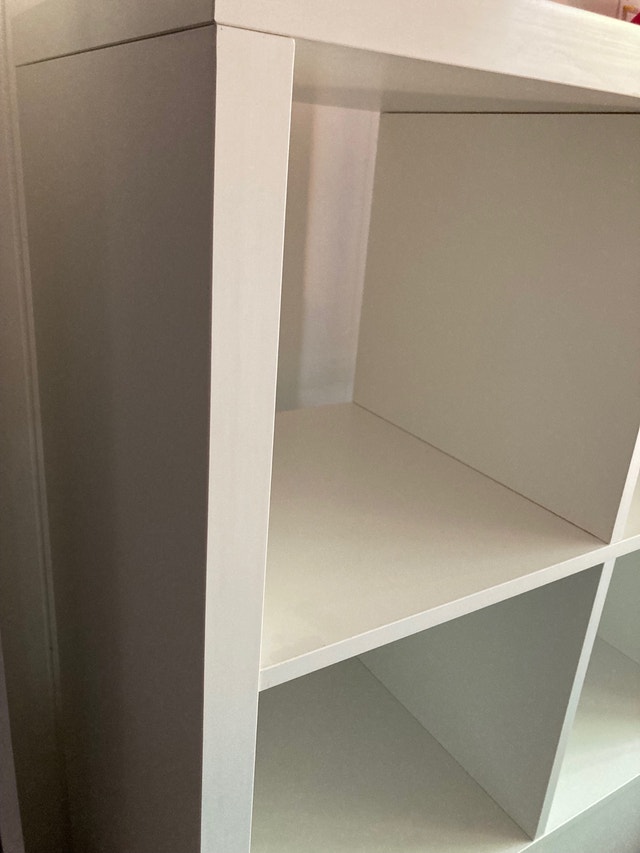 Kallax bookshelf with four inserts for sale 90 Bookcases & Shelving