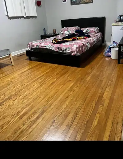 It’s a Big private Room in a house. On second floor.there 3 more room in the unit. Dm me for details...
