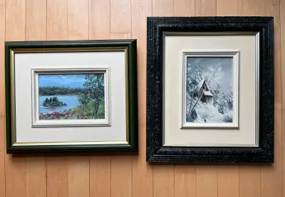Deux tableaux (peintures) 25 $ ch (St-Bruno), View more