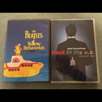 The Beatles Yellow Submarine Paul McCartney Back in the US DVDs 