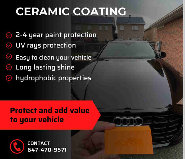 Increase the value of your car with ceramic coating in Auto Body Parts in City of Toronto