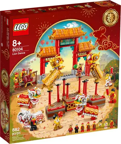 LEGO Seasonal 80104 Lion Dance (2020) 882 Pcs, View more