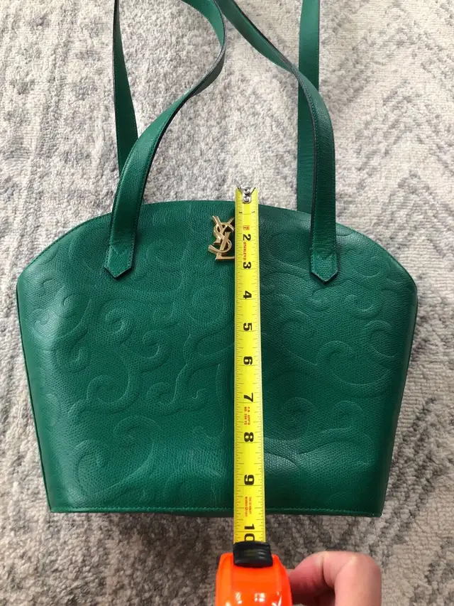 YSL Yves Saint Laurent Vintage Teal Arabesque Shoulder Bag in Women's - Bags & Wallets in Mississauga / Peel Region - Image 5