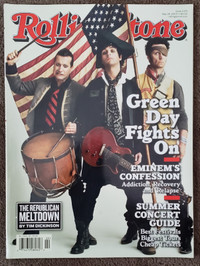 ROLLING STONE MAGAZINE # 1079 MAY 28 2009 GREEN DAY cov
