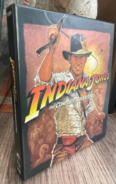 Indiana Jones The Complete Adventures Blu Ray Box Set, View more