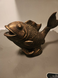 Pond Accent/Ornament Brass Fish Spitter Water Feature