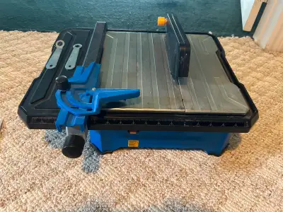 Mastercraft Tabletop 7” Wet Tile Saw with Extension Table, View more