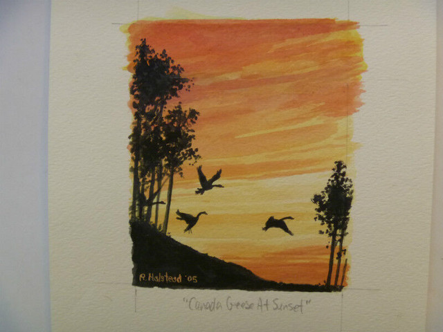 Canada Geese ORIGINAL ART - various sizes in Arts & Collectibles in Winnipeg