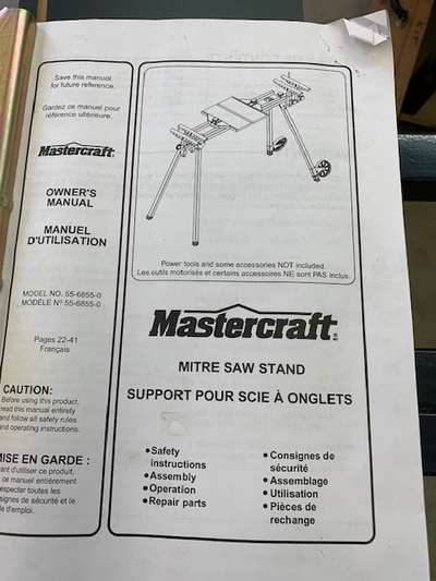 BRAND NEW MITRE SAW TABLE, View more
