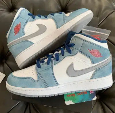 5Y — Jordan 1 MID (GS)  FRENCH BLUE, View more