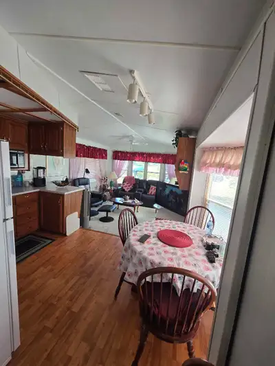 45 //! 40ft x 12ft trailer with tip out on Lot 22 at Lyndhurst Golf and Trailer Park for sale backed...