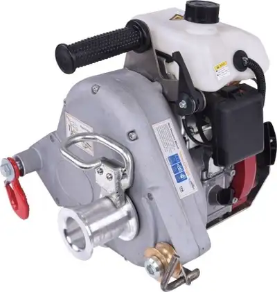 2,200lb Gas Powered Capstan Rope Winch, View more