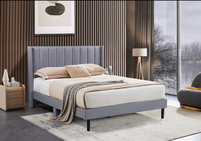 BNIB husky platform bed (twin, double, queen & king available)  in Beds & Mattresses in Chilliwack - Image 3