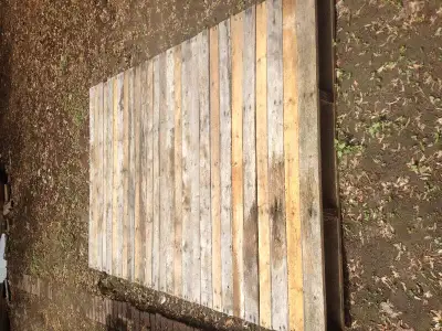 Palettes plateforme quai roulotte camping base de lit deck, View more