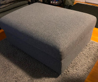 IKEA Ottoman with Storage - Gunnared Medium Gray