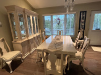 Dining table and China cabinet