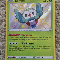 Rowlet basic Pokemon card