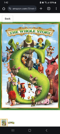 Shrek the whole story dvd