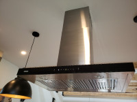 36" ISLAND HOOD FAN for cooktop or range