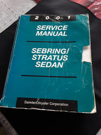 2001 Sebring/Stratus Owners' Service Manual