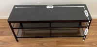 TV stand / console/ table - metal + glass for 60” TV