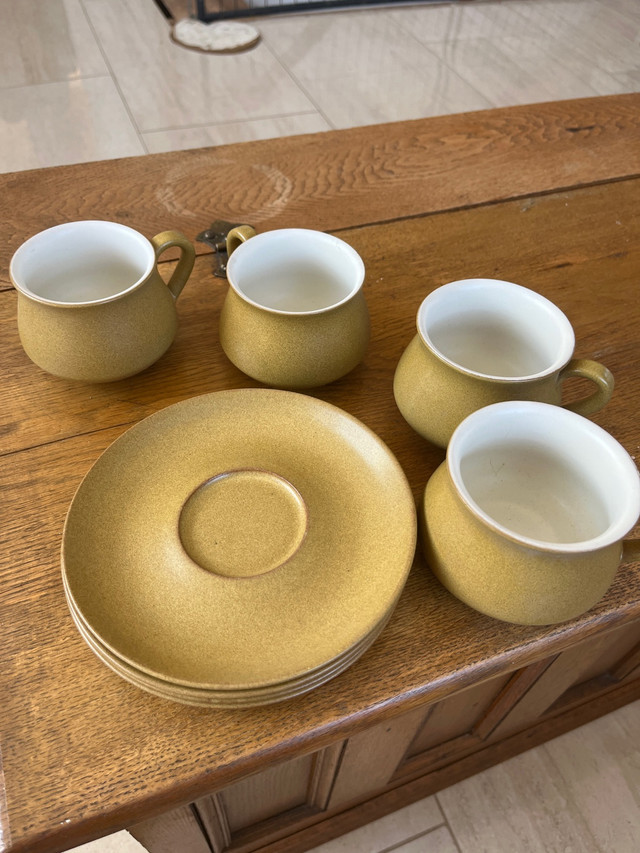 Vintage Denby cups and saucers  in Kitchen & Dining Wares in Cape Breton