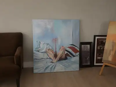 Large Contemporary Canvas Painting, View more