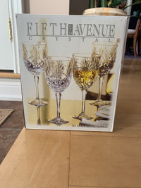 Wine glasses- Fifth Avenue Crystal 