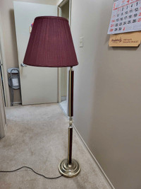 Tall lamp with shade
