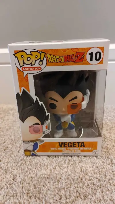 FUNKO POP! Anime: Dragon Ball Z Vegeta Vinyl Figure #10. Please see photos for condition. Check out...