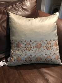 Two Silk Cushions - New with Tags