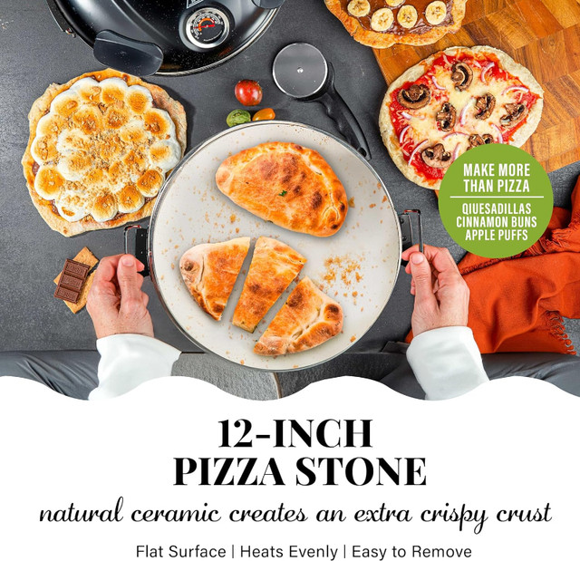 Piezano Pizza Oven by Granitestone – Electric Pizza Oven, 12 in in Stoves, Ovens & Ranges in Markham / York Region - Image 4