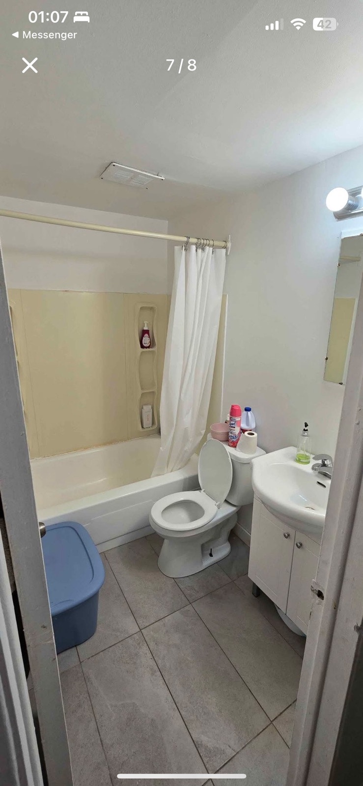 Spacious furnished studio close to orange line 2