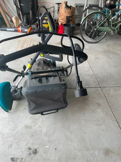 Lawn mower and trimmer. (Electric), View more