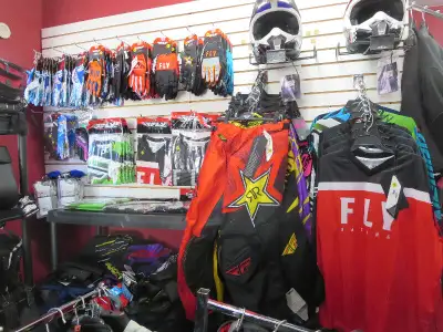 Lots Of NEW MX Gear In Stock Pants - Most $70 - Sizes 28 to 38 FLY MX Boots Sizes 9, 10, 11, Only $1...