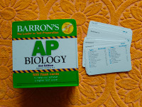 500 BARRON’S AP BIOLOGY FLASH CARDS