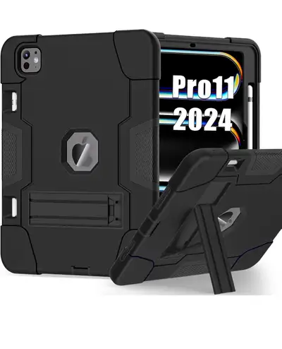 This brand new shockproof rugged case offers excellent protection for your iPad Pro 11 inch M4 2024....