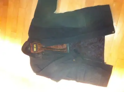 DANIER men's 3/4 length leather jacket., View more