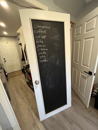 Door with Chalkboard 