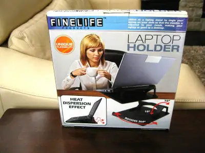 New Fine Life 360 Degree Rotating Laptop Tablet Holder Stand, View more