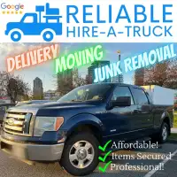 Rob's Reliable Hire-A-Truck for Moving, Delivery & Junk Removal