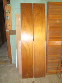 2 bifold door panels (11 3/4 x 75 1/2)