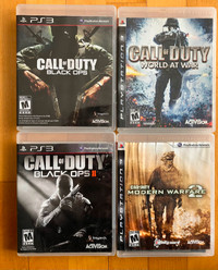 PS3 Game - Call of Duty games