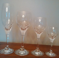 Crystal Glasses (multiple sets)