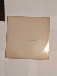 Vintage vinyl records the Beatles white album Canadian pressing