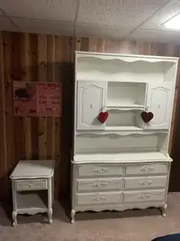 Chest and drawers and desk 