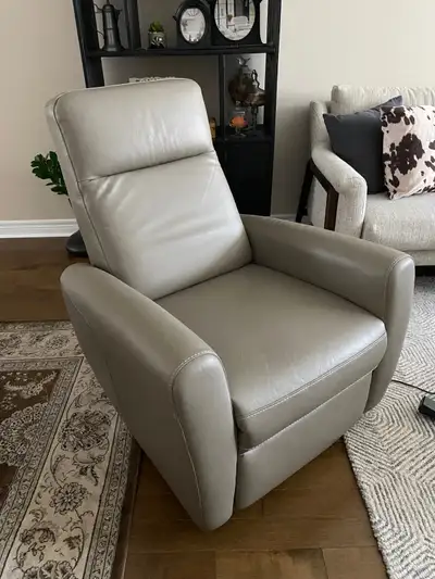 Leather power recliner chair, View more