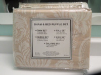 Sham & Bed Ruffle Set