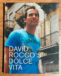 David Rocco Autographed Dolce Vita Softcover cookbook-2009